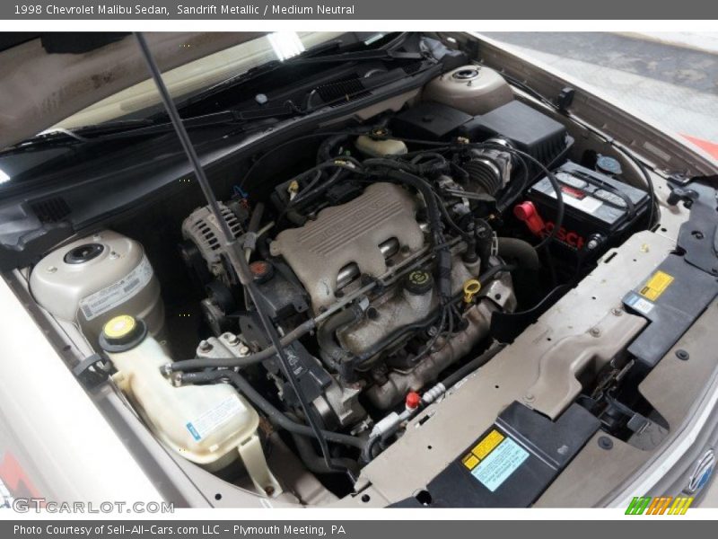 Sandrift Metallic / Medium Neutral 1998 Chevrolet Malibu Sedan