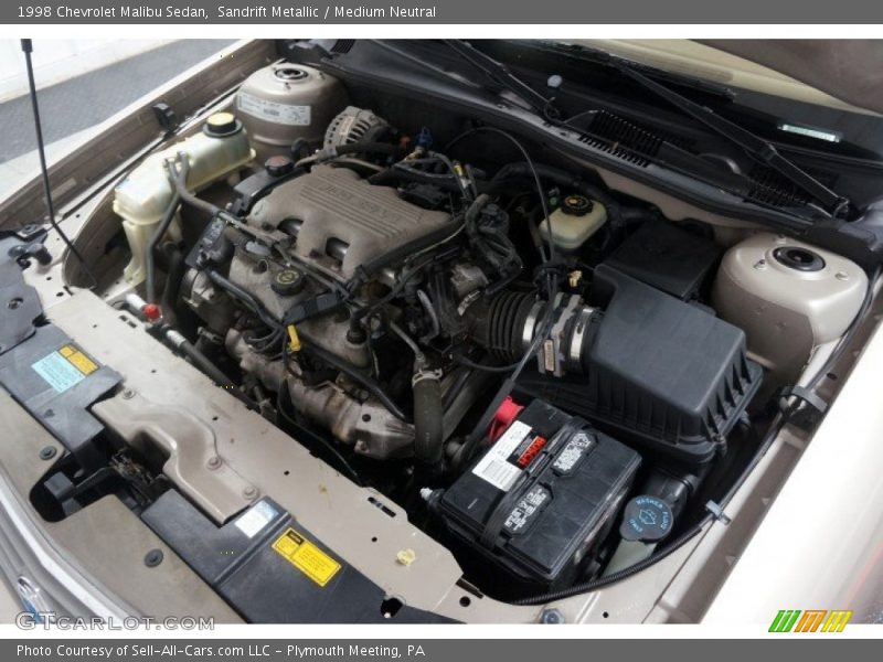 Sandrift Metallic / Medium Neutral 1998 Chevrolet Malibu Sedan