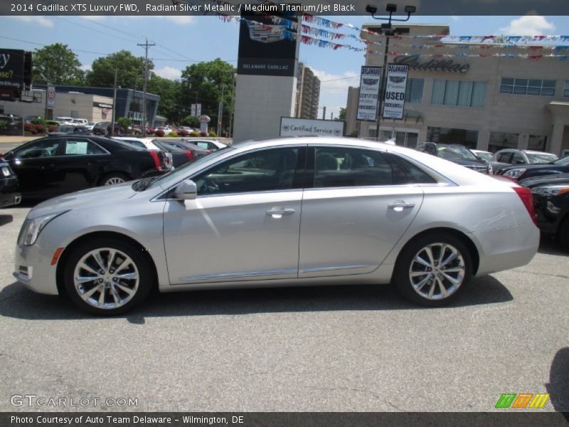 Radiant Silver Metallic / Medium Titanium/Jet Black 2014 Cadillac XTS Luxury FWD