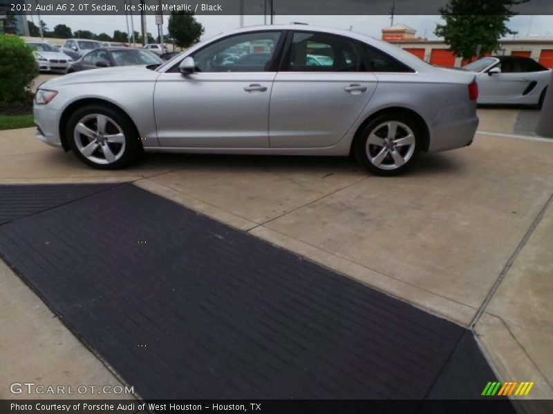 Ice Silver Metallic / Black 2012 Audi A6 2.0T Sedan