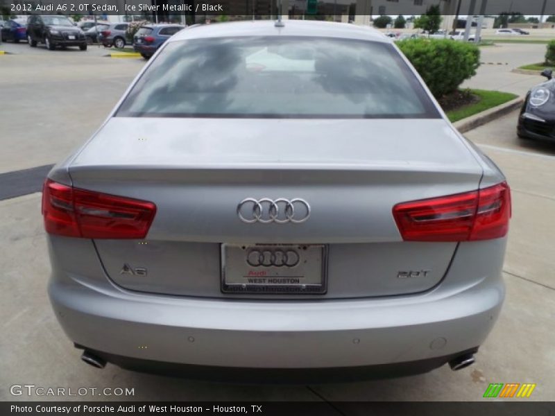 Ice Silver Metallic / Black 2012 Audi A6 2.0T Sedan