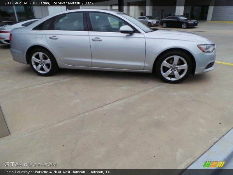 Ice Silver Metallic / Black 2012 Audi A6 2.0T Sedan