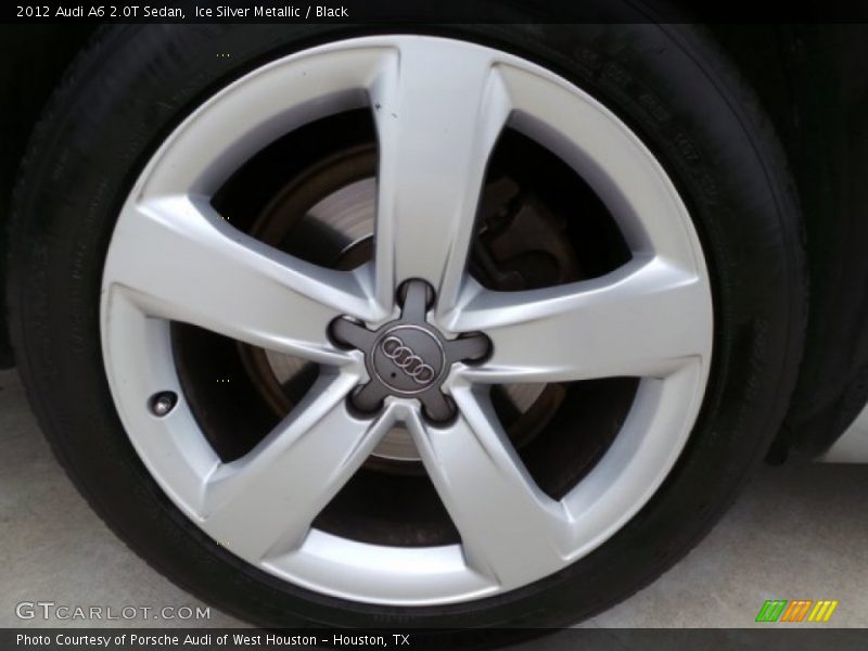 Ice Silver Metallic / Black 2012 Audi A6 2.0T Sedan