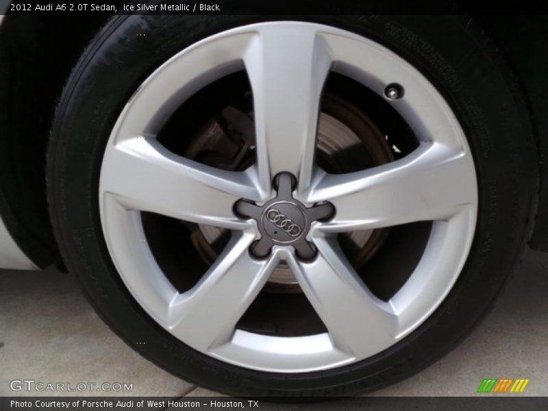 Ice Silver Metallic / Black 2012 Audi A6 2.0T Sedan