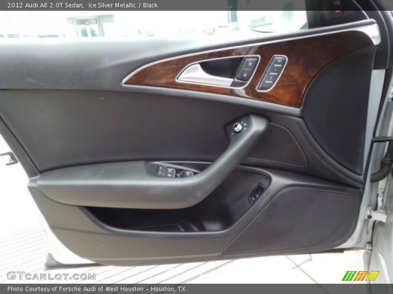 Ice Silver Metallic / Black 2012 Audi A6 2.0T Sedan
