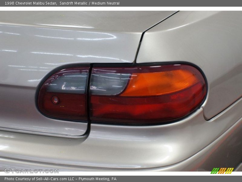 Sandrift Metallic / Medium Neutral 1998 Chevrolet Malibu Sedan