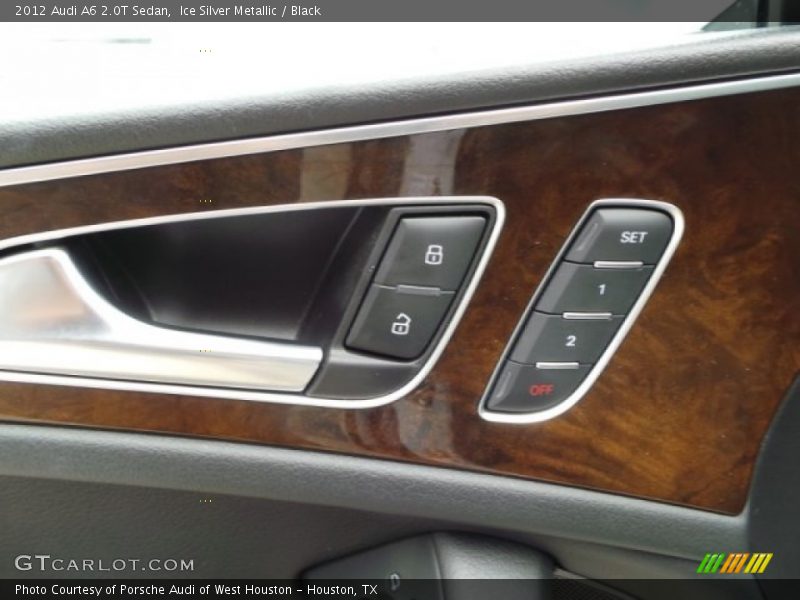 Ice Silver Metallic / Black 2012 Audi A6 2.0T Sedan