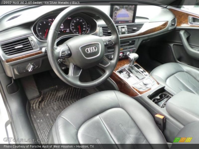 Ice Silver Metallic / Black 2012 Audi A6 2.0T Sedan