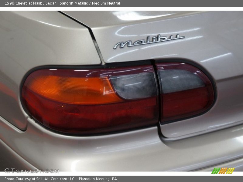 Sandrift Metallic / Medium Neutral 1998 Chevrolet Malibu Sedan