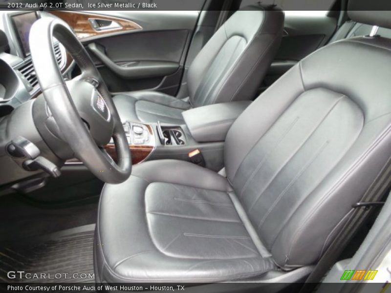 Ice Silver Metallic / Black 2012 Audi A6 2.0T Sedan