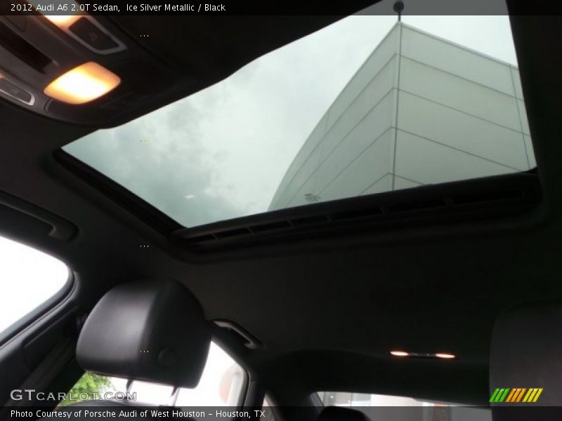 Ice Silver Metallic / Black 2012 Audi A6 2.0T Sedan