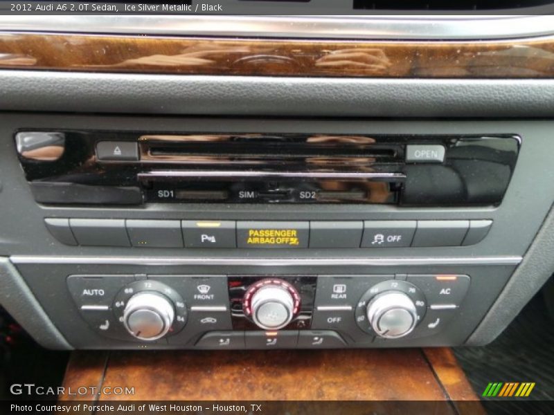 Ice Silver Metallic / Black 2012 Audi A6 2.0T Sedan