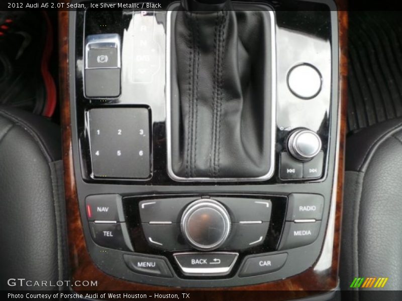 Ice Silver Metallic / Black 2012 Audi A6 2.0T Sedan