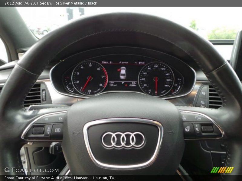Ice Silver Metallic / Black 2012 Audi A6 2.0T Sedan