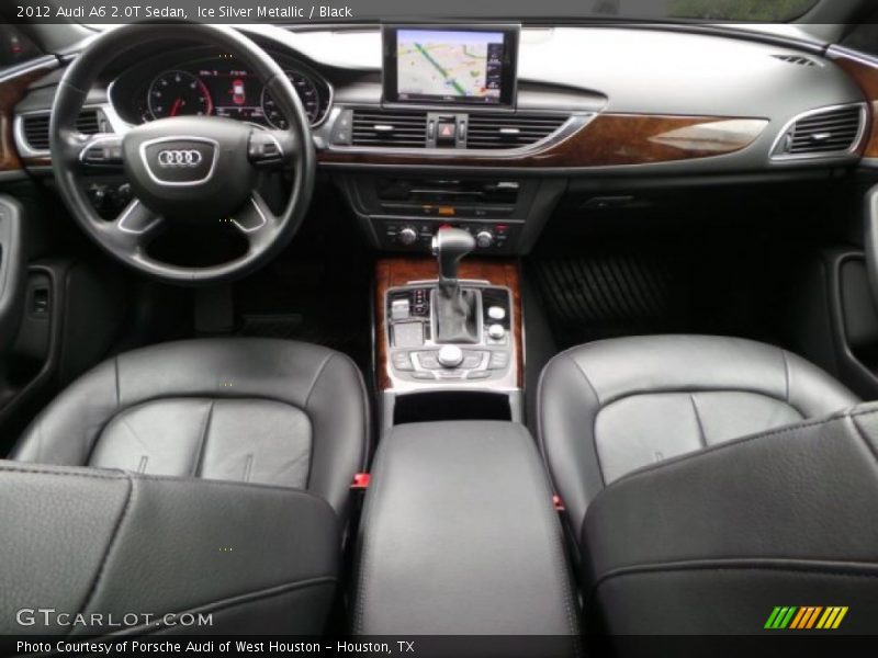 Ice Silver Metallic / Black 2012 Audi A6 2.0T Sedan