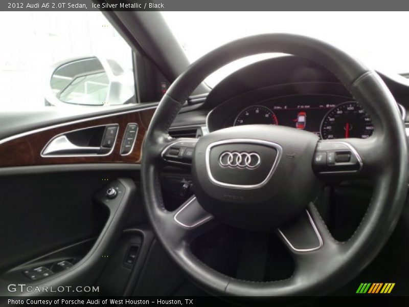 Ice Silver Metallic / Black 2012 Audi A6 2.0T Sedan