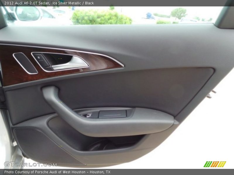 Ice Silver Metallic / Black 2012 Audi A6 2.0T Sedan