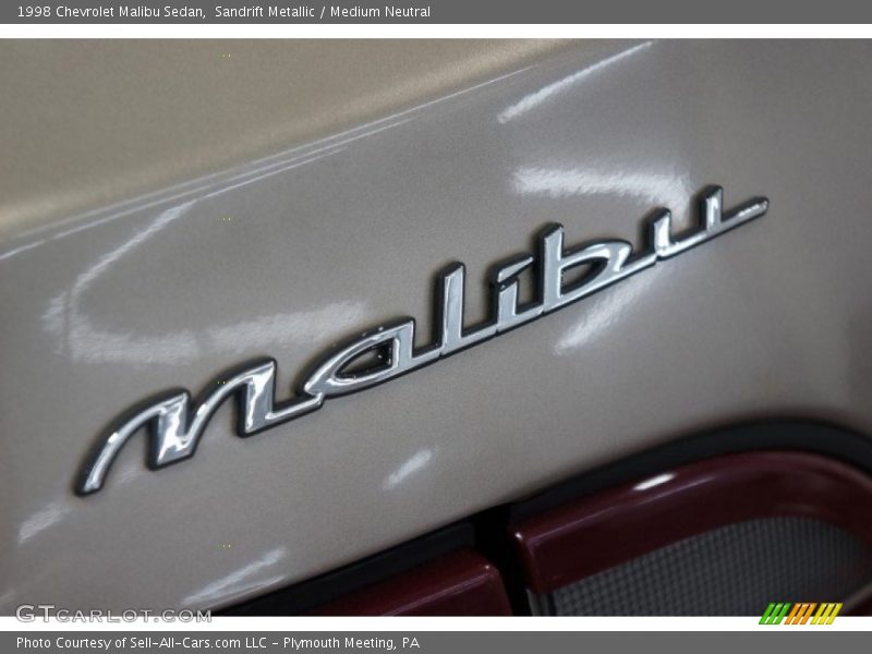 Sandrift Metallic / Medium Neutral 1998 Chevrolet Malibu Sedan