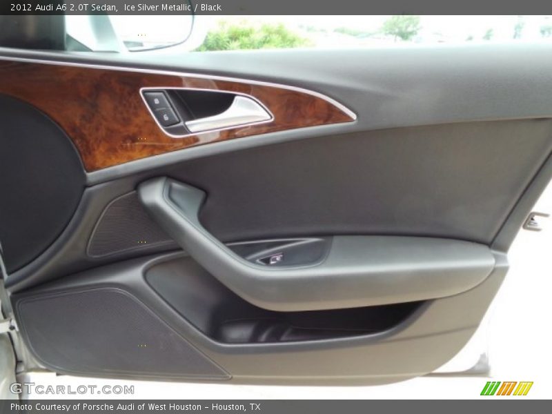 Ice Silver Metallic / Black 2012 Audi A6 2.0T Sedan