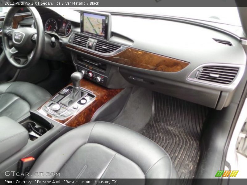 Ice Silver Metallic / Black 2012 Audi A6 2.0T Sedan