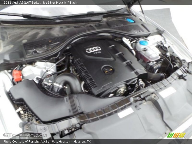 Ice Silver Metallic / Black 2012 Audi A6 2.0T Sedan
