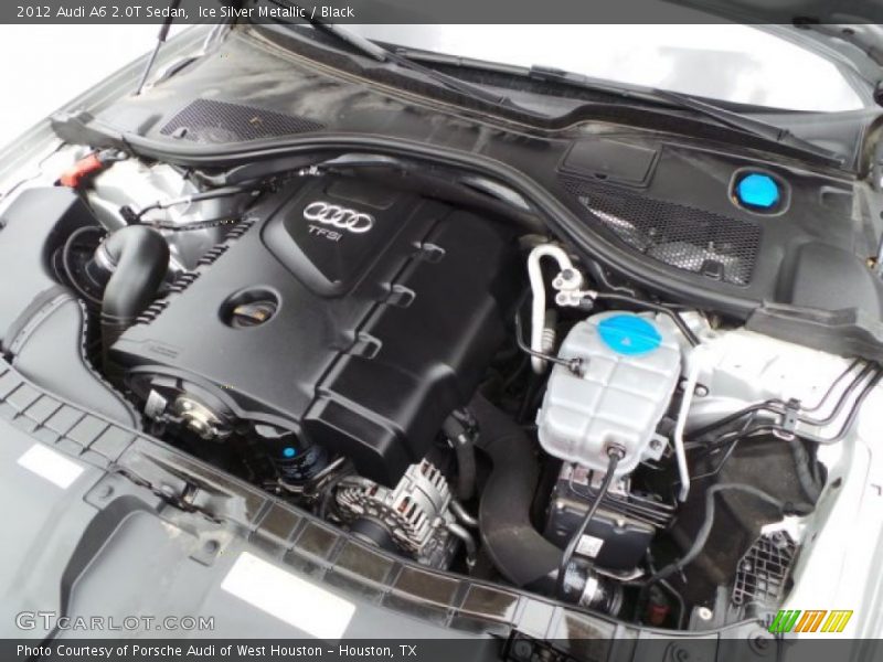 Ice Silver Metallic / Black 2012 Audi A6 2.0T Sedan