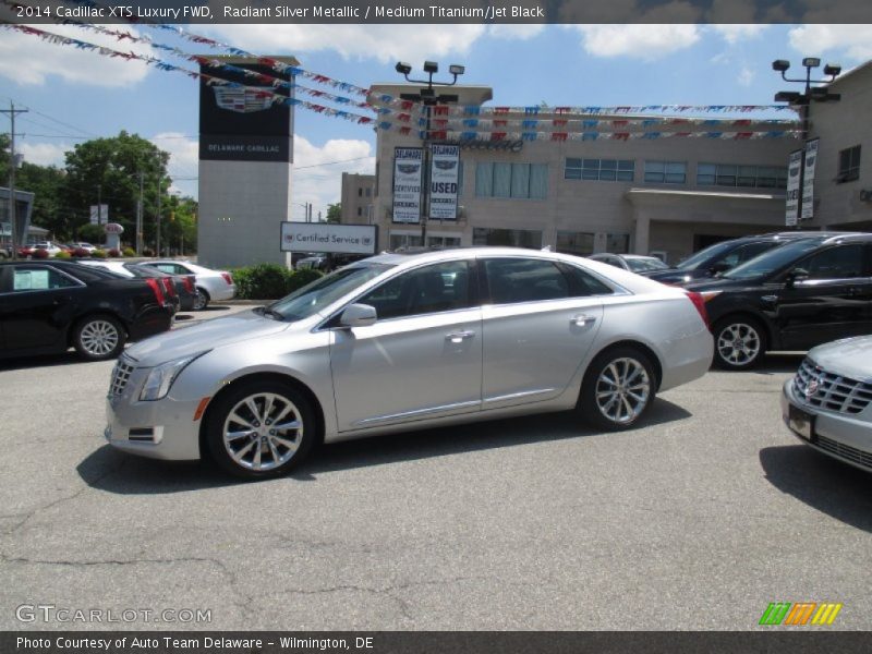 Radiant Silver Metallic / Medium Titanium/Jet Black 2014 Cadillac XTS Luxury FWD