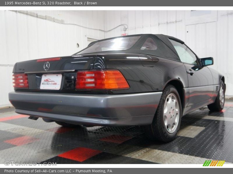 Black / Brown 1995 Mercedes-Benz SL 320 Roadster