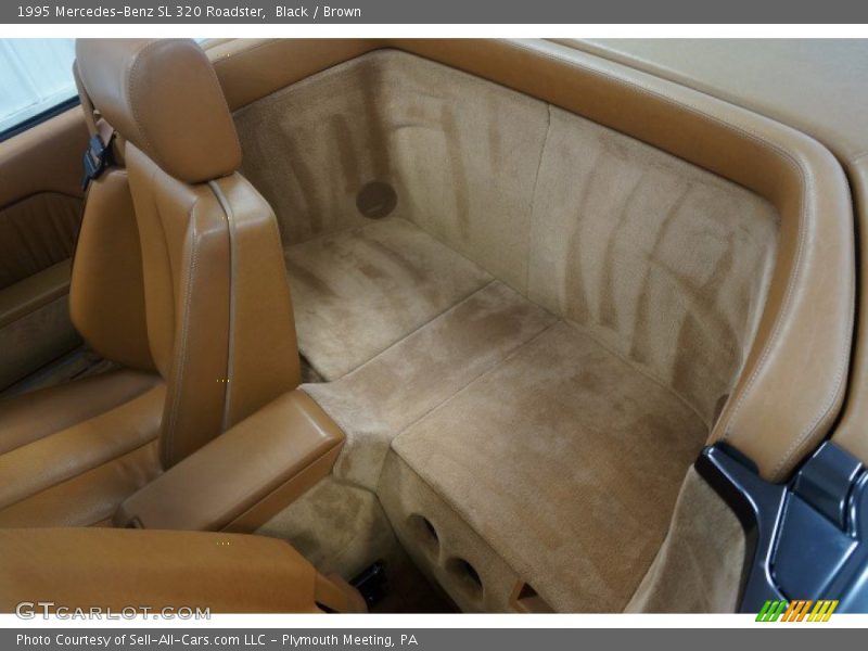 Black / Brown 1995 Mercedes-Benz SL 320 Roadster