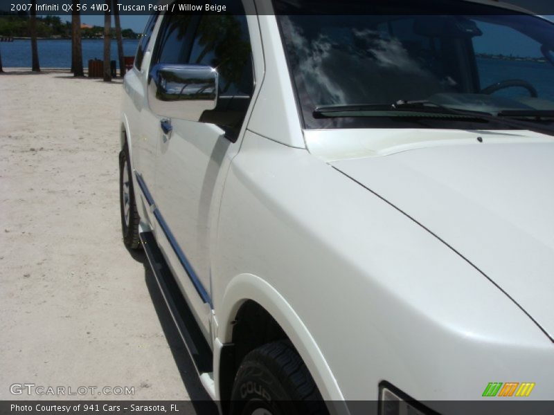 Tuscan Pearl / Willow Beige 2007 Infiniti QX 56 4WD
