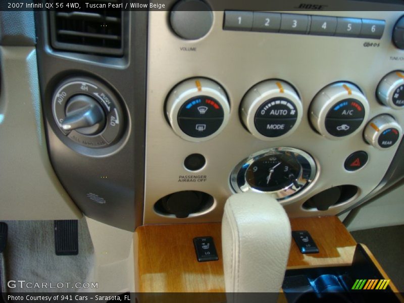 Tuscan Pearl / Willow Beige 2007 Infiniti QX 56 4WD