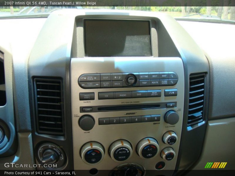 Tuscan Pearl / Willow Beige 2007 Infiniti QX 56 4WD