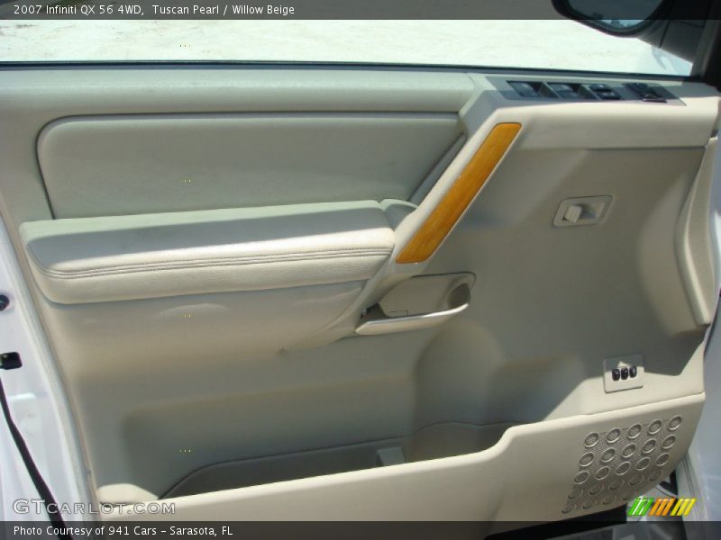 Tuscan Pearl / Willow Beige 2007 Infiniti QX 56 4WD