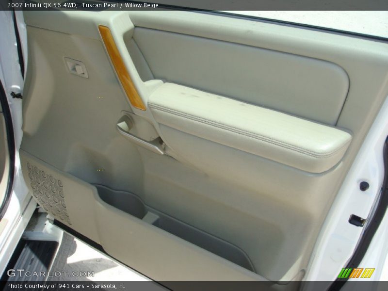 Tuscan Pearl / Willow Beige 2007 Infiniti QX 56 4WD
