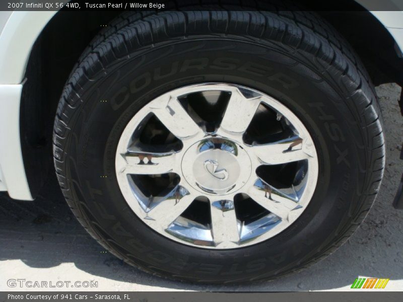 Tuscan Pearl / Willow Beige 2007 Infiniti QX 56 4WD