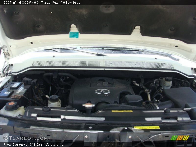 Tuscan Pearl / Willow Beige 2007 Infiniti QX 56 4WD