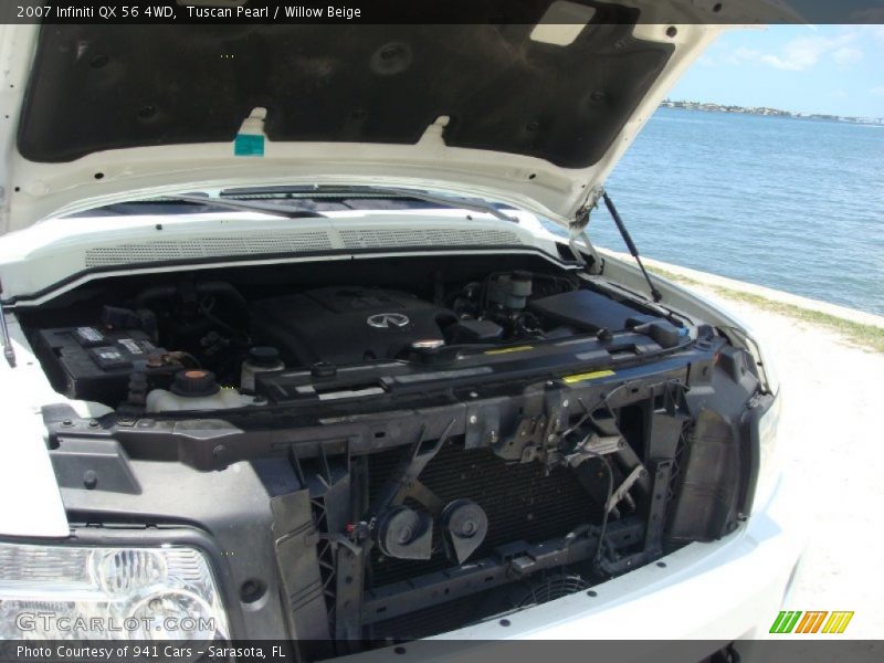 Tuscan Pearl / Willow Beige 2007 Infiniti QX 56 4WD