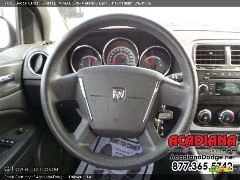 Mineral Gray Metallic / Dark Slate/Medium Graystone 2011 Dodge Caliber Express