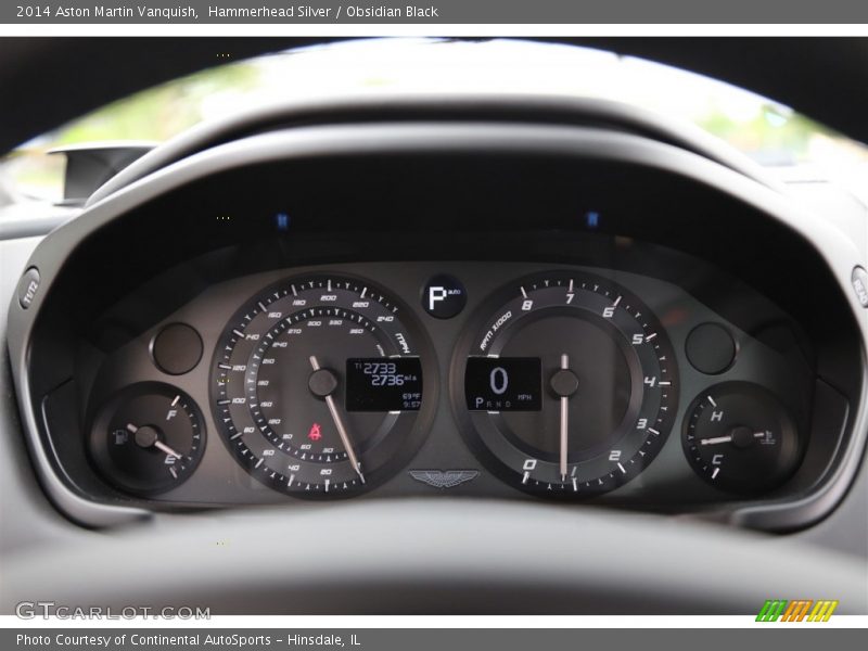  2014 Vanquish   Gauges