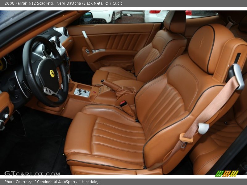 Front Seat of 2008 612 Scaglietti 