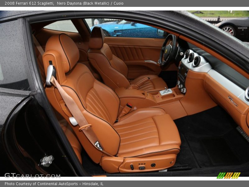 Front Seat of 2008 612 Scaglietti 