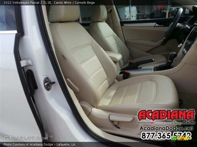 Candy White / Cornsilk Beige 2012 Volkswagen Passat 2.5L SE