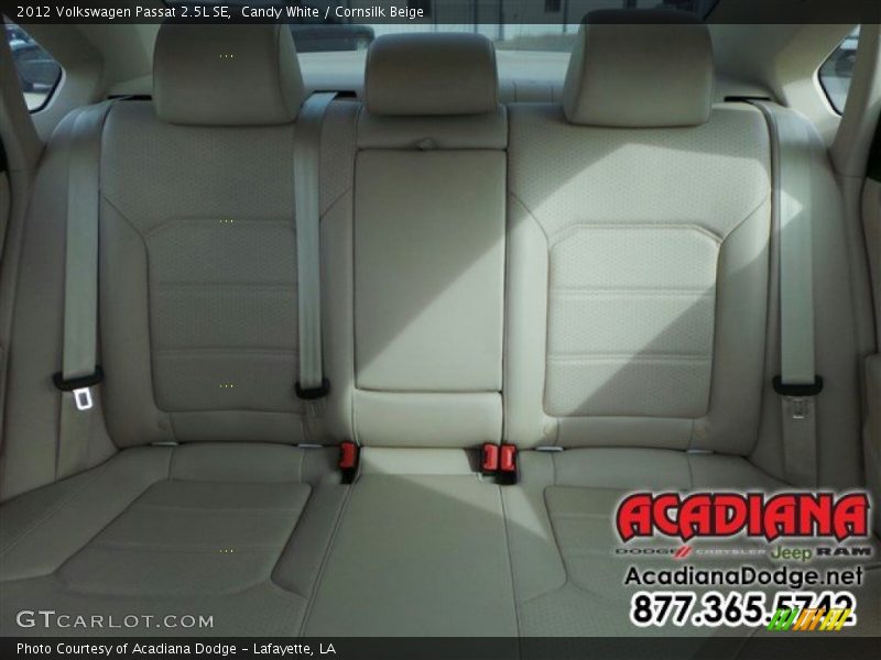 Candy White / Cornsilk Beige 2012 Volkswagen Passat 2.5L SE