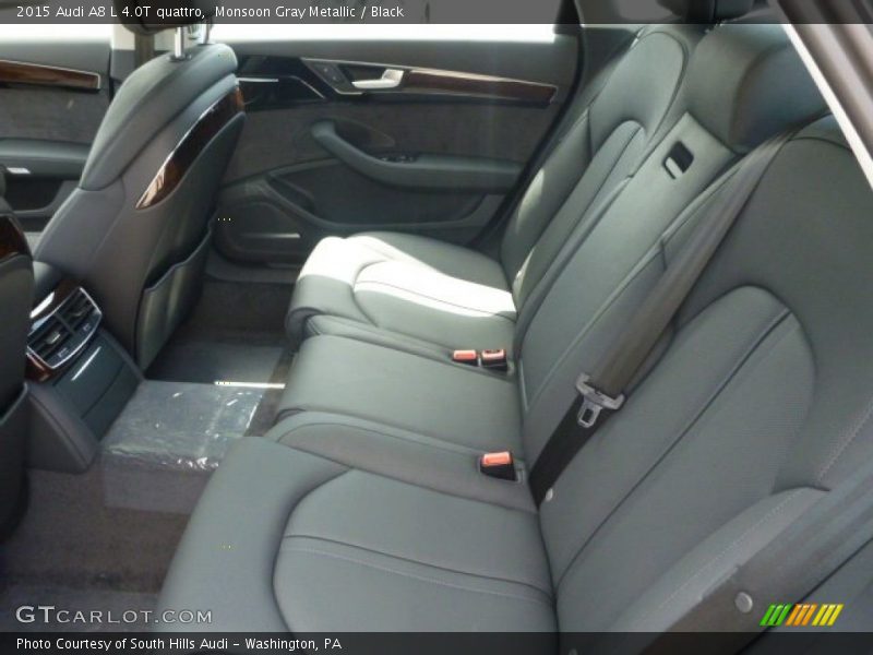 Monsoon Gray Metallic / Black 2015 Audi A8 L 4.0T quattro