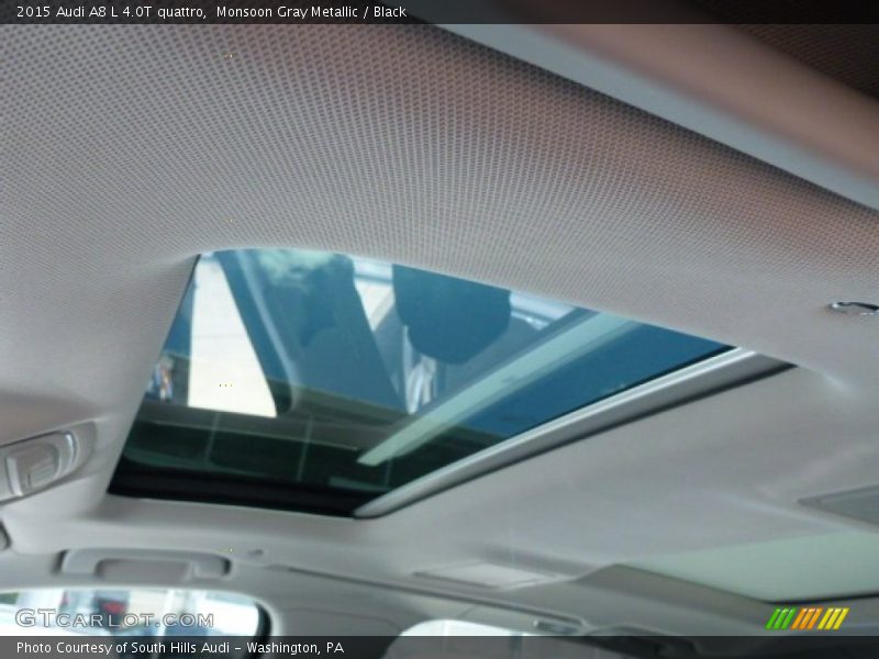 Monsoon Gray Metallic / Black 2015 Audi A8 L 4.0T quattro