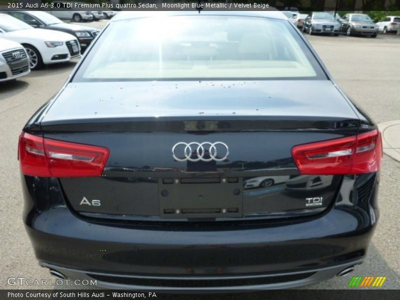 Moonlight Blue Metallic / Velvet Beige 2015 Audi A6 3.0 TDI Premium Plus quattro Sedan