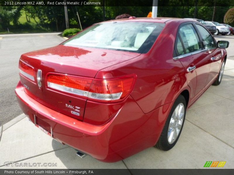 Red Candy Metallic / Cashmere 2012 Lincoln MKZ AWD