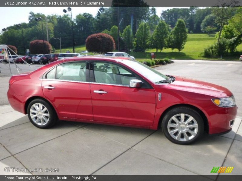Red Candy Metallic / Cashmere 2012 Lincoln MKZ AWD