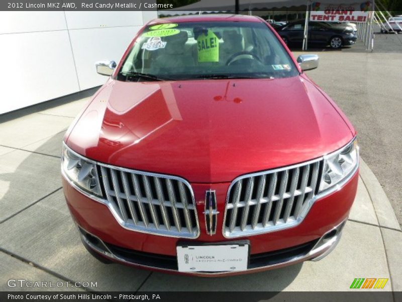 Red Candy Metallic / Cashmere 2012 Lincoln MKZ AWD