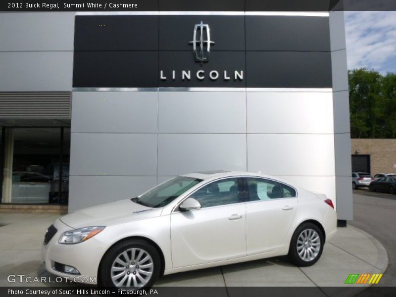 Summit White / Cashmere 2012 Buick Regal